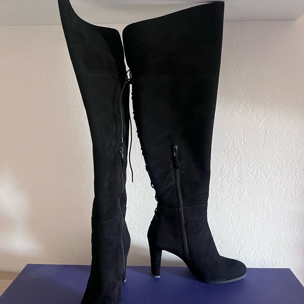 Stuart Weitzman Black Over the Knee Boots